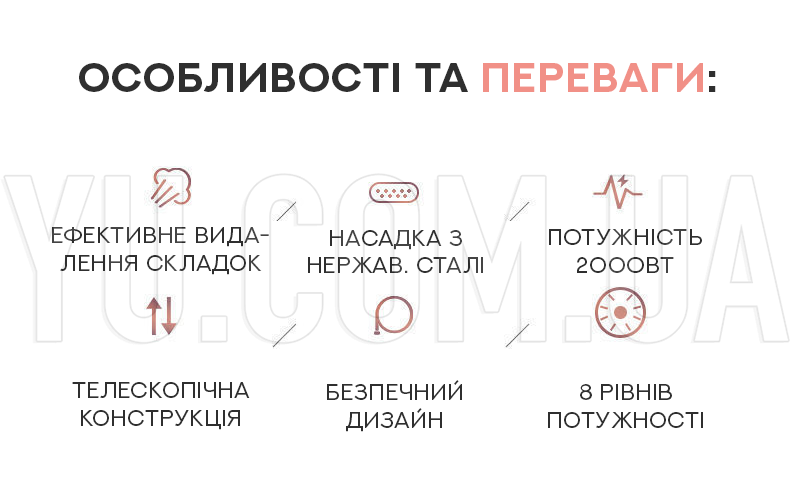 Вертикальний ручний відпарювач Domotec MS-5353 (2000 Вт. – 1.6 Л.) Вертикальний ручний відпарювач Domotec MS-5353 (2000 Вт. – 1.6 Л.)